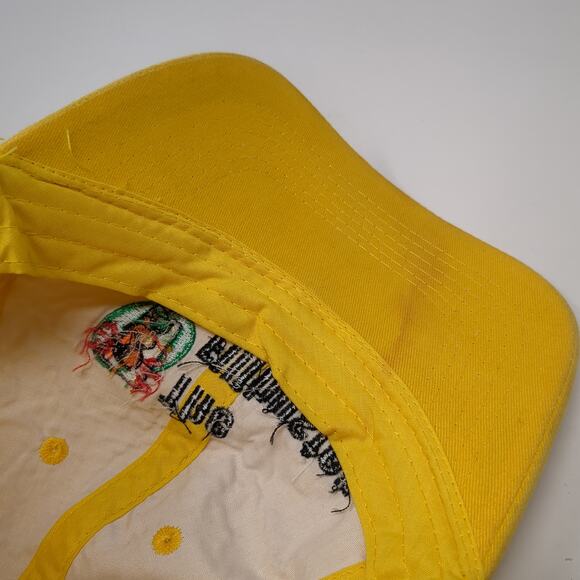 The Filibuster Strapback Baseball Cap Yellow One Size Adjustable Embroidered AMC - Picture 10 of 11